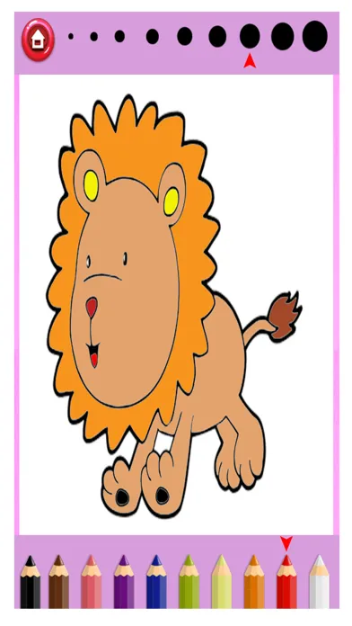 Zrzuty ekranu Jungle Animals Coloring Book - Finger Paint Book
