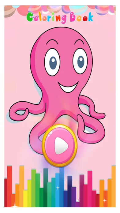 Ocean Animals Coloring Book - for Kids Ekran Görüntüleri