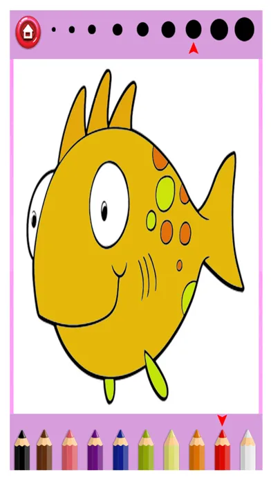 Ocean Animals Coloring Book - for Kids Ekran Görüntüleri