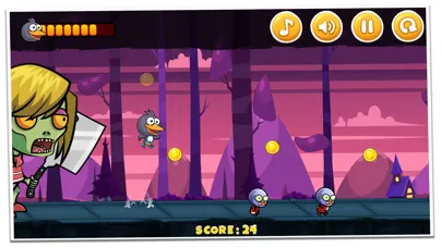 ภาพหน้าจอของ Penguin Dash - Runner Adventure Zombie World