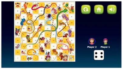 Capturas de tela do Snakes & Ladders King Board Game