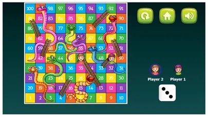 Capturas de tela do Snakes & Ladders King Board Game