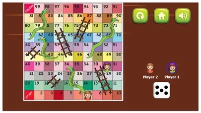 Capturas de tela do Snakes & Ladders King Board Game