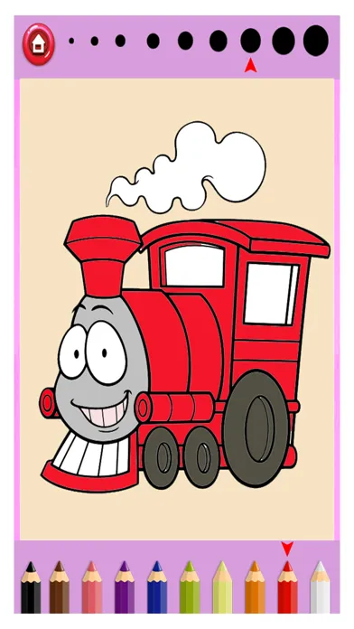 Train Coloring Game for Kids - Kids Learning Game应用截图