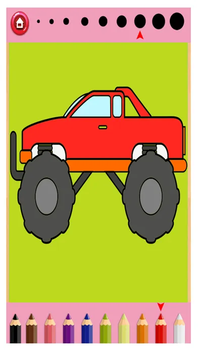 Vehicles Cars Coloring Painting Book Game স্ক্রিনশট
