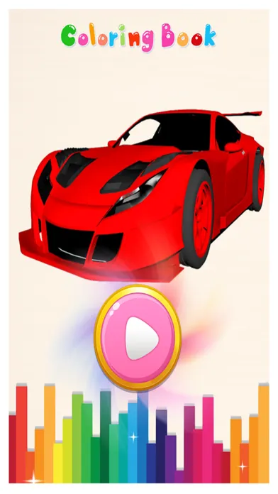 Vehicles Cars Coloring Painting Book Game স্ক্রিনশট