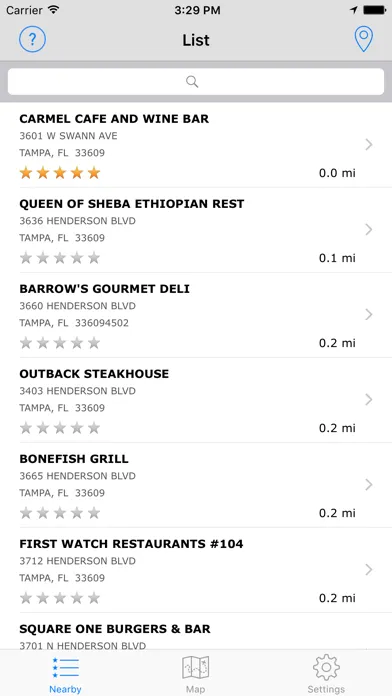 Safe Dining - Florida Screenshots