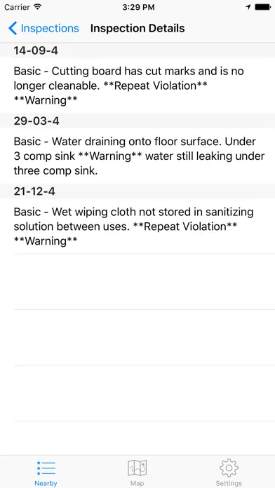 Safe Dining - Florida Screenshots
