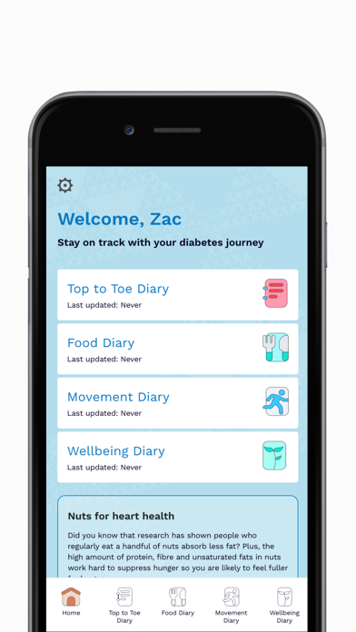 My Diabetes Journey Screenshots