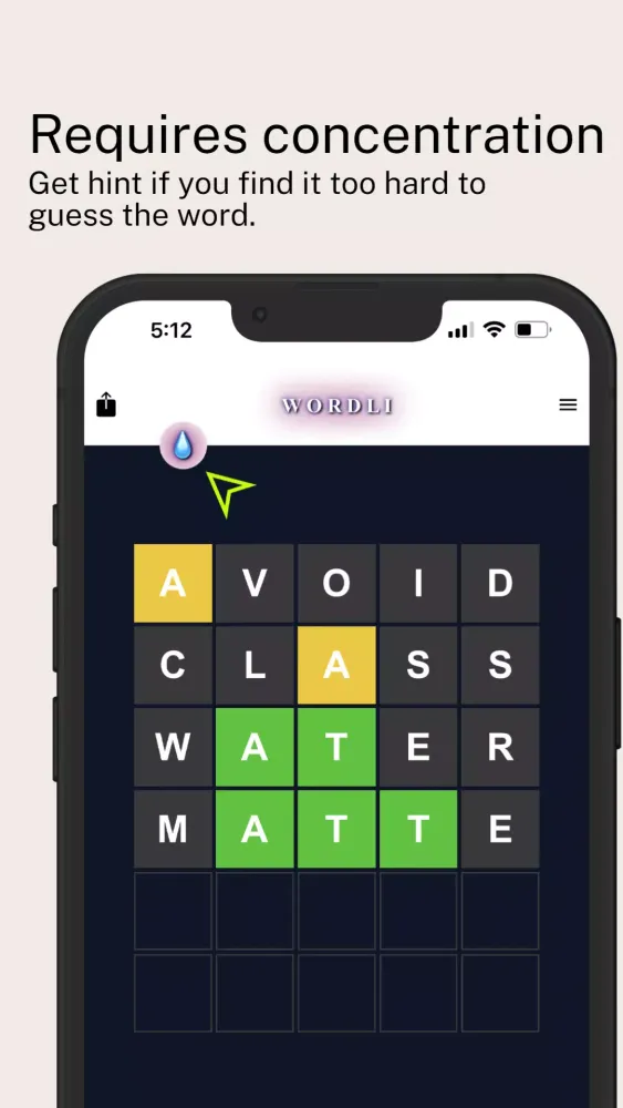 Capturas de tela do WORDLI - Guess the Word