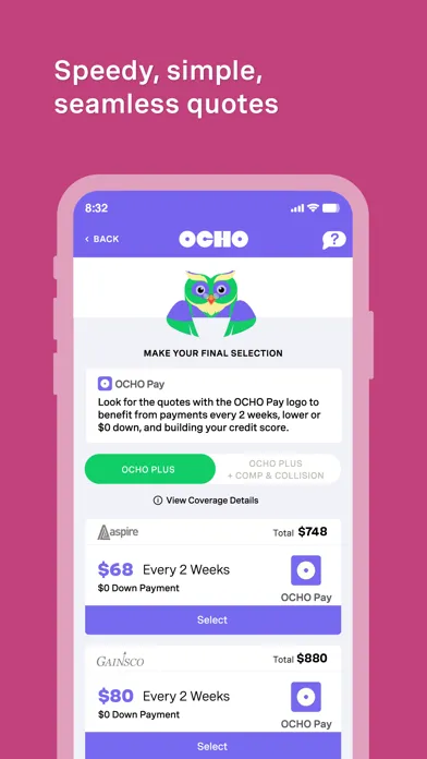 OCHO Affordable Car Insurance स्क्रीनशॉट
