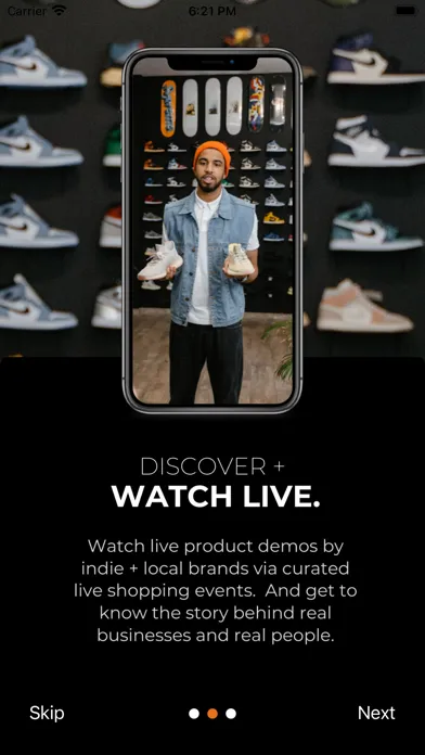 oneKIN - Livestream Shopping Ekran Görüntüleri