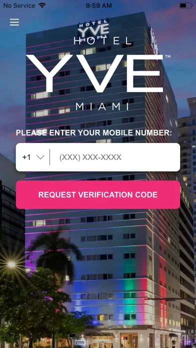 ภาพหน้าจอของ YVE Hotel Keyless Entry