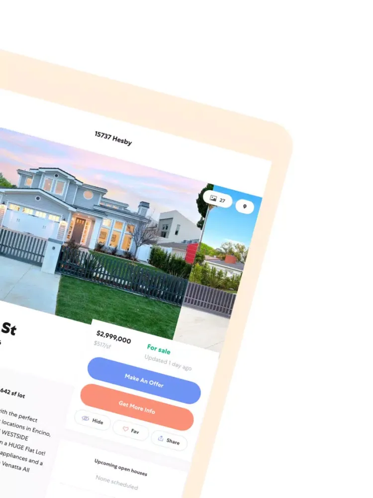 Open Listings Real Estate iPad  سکرین شاٹس