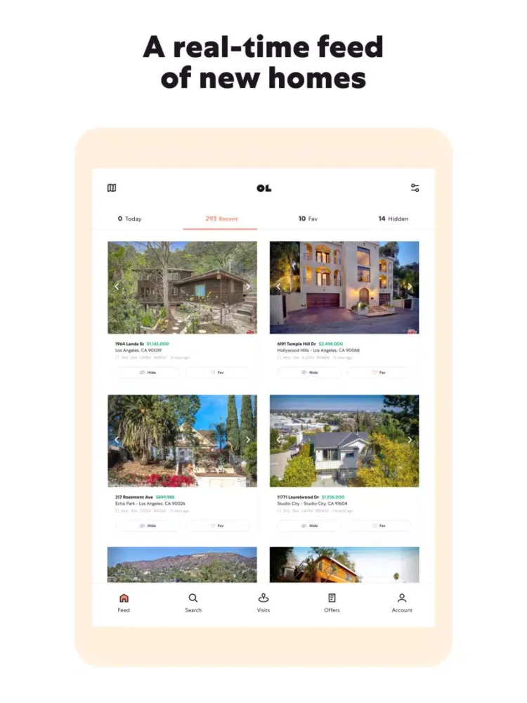 Open Listings Real Estate iPad  سکرین شاٹس