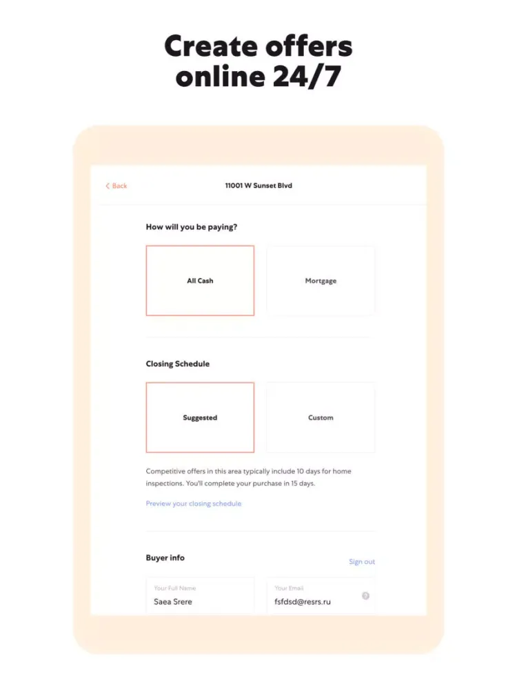 Open Listings Real Estate iPad  سکرین شاٹس
