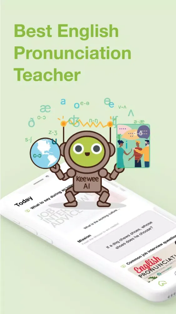 Tangkapan layar Keewee - English Accent Tutor