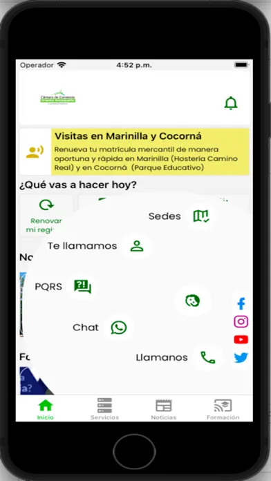 Camara de Comercio del Oriente سکرین شاٹس
