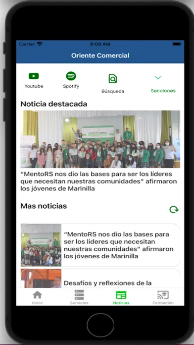 Camara de Comercio del Oriente سکرین شاٹس