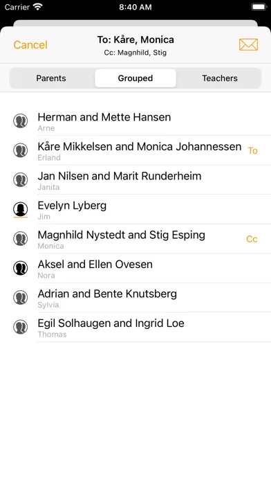 صور Origon - Shared contact lists