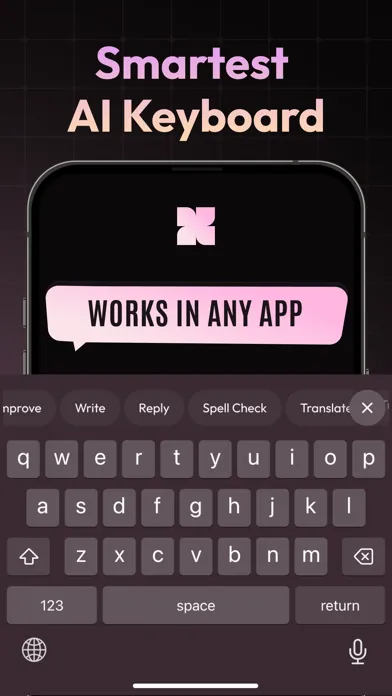 KeyWise: AI Keyboard & Writer स्क्रीनशॉट