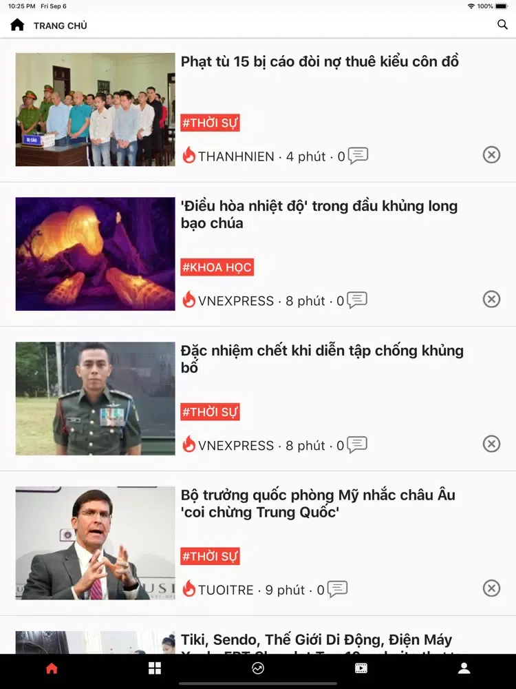 Tin nhanh 24h: Đọc báo tin tức iPad 應用截圖