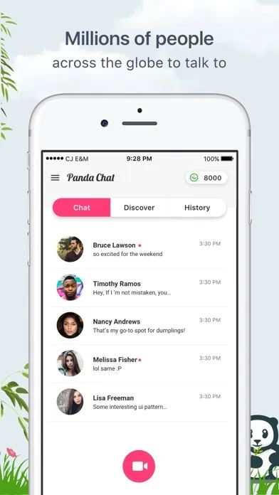 Screenshot di Panda Chat - Meet new people
