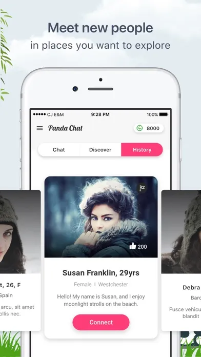Screenshot di Panda Chat - Meet new people
