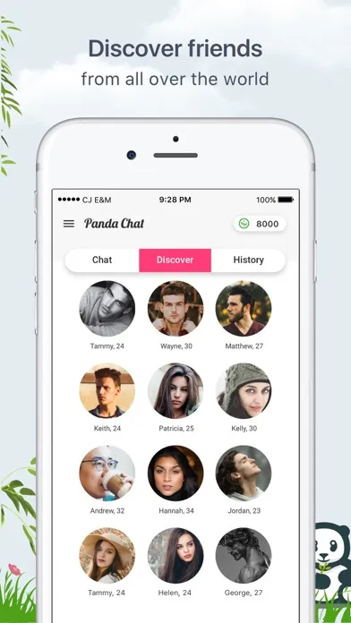 Screenshot di Panda Chat - Meet new people