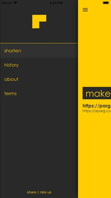 parg.co - URL Shortener स्क्रीनशॉट