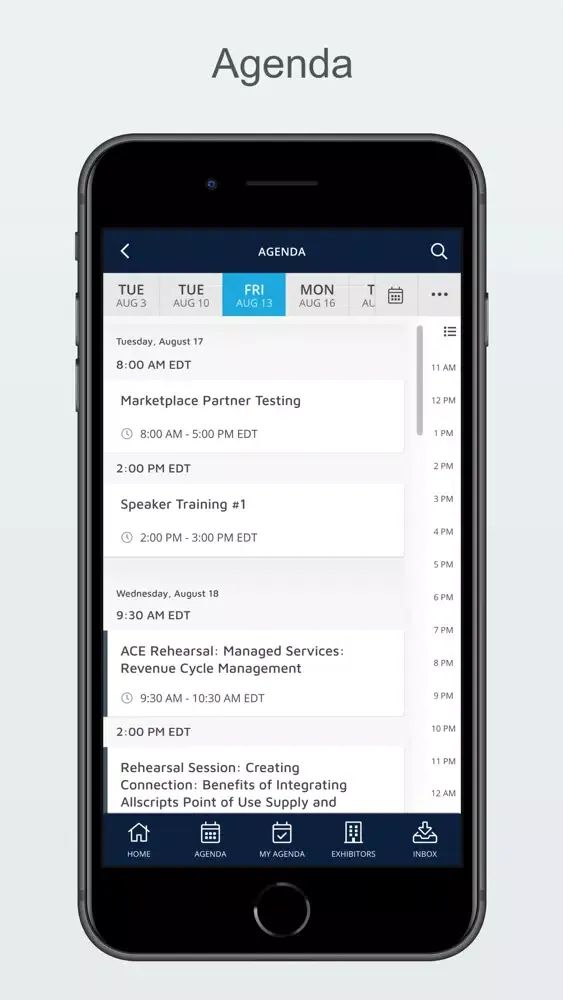 Capturas de tela do Allscripts ACE 2021