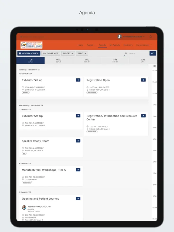 Tangkapan layar AOPA National Assembly 2022 iPad 