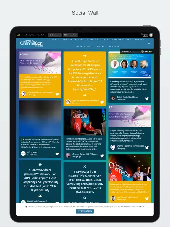 CompTIA 2021 Events iPad  스크린샷