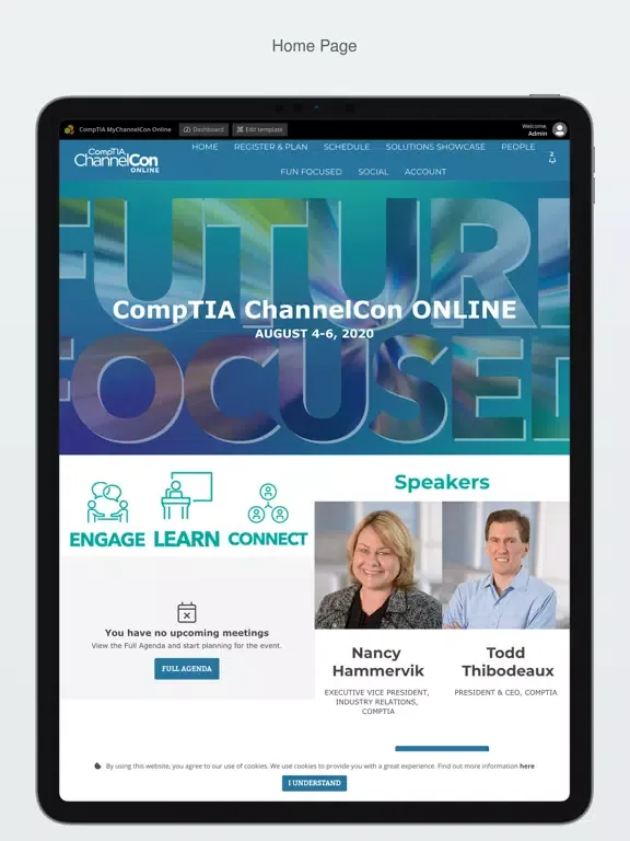CompTIA 2021 Events iPad  스크린샷