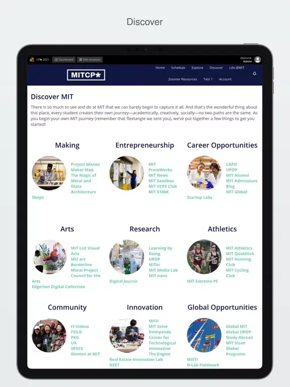 MIT CPW 2021 iPad 应用截图