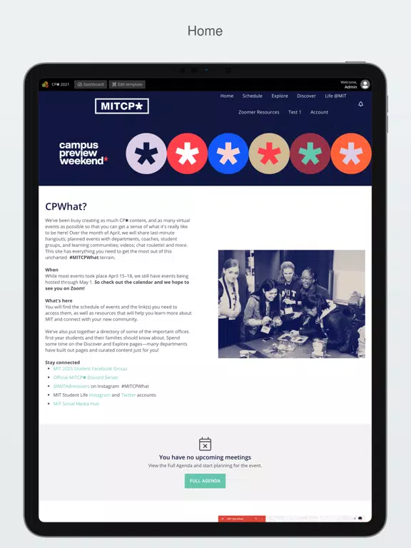 MIT CPW 2021 iPad  स्क्रीनशॉट