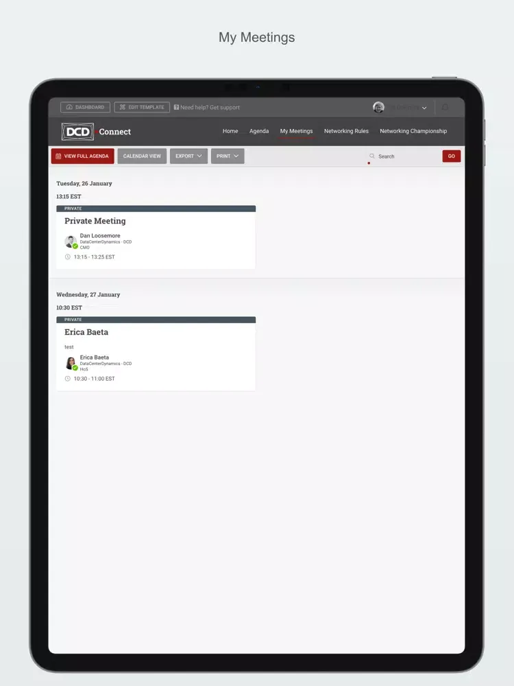 DCD Connect iPad  स्क्रीनशॉट