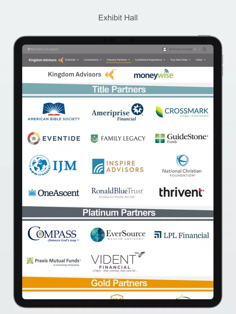 Capturas de pantalla de KA Pathable Admin iPad 