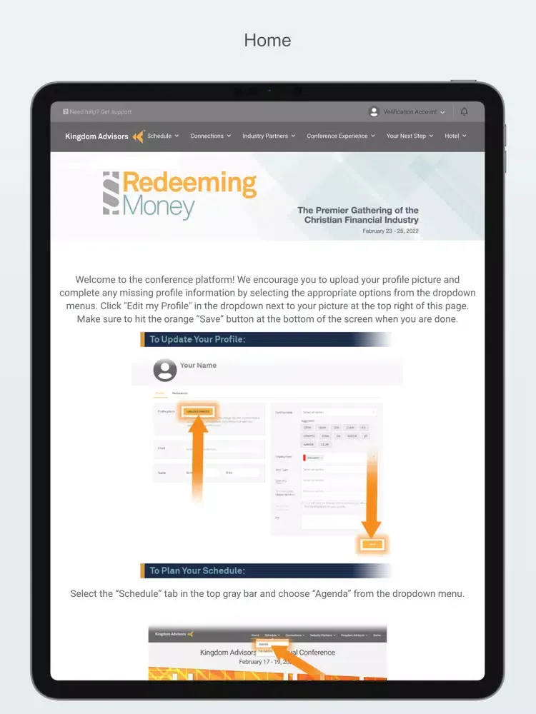 Capturas de pantalla de KA Pathable Admin iPad 