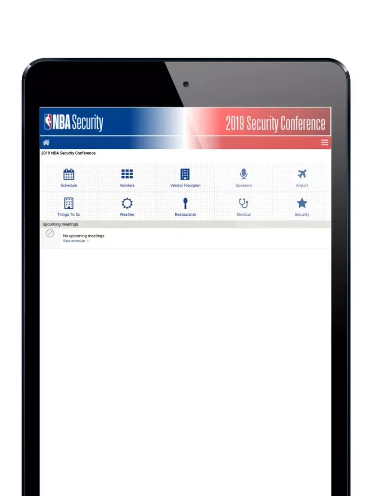 Zrzuty ekranu NBA Events iPad 