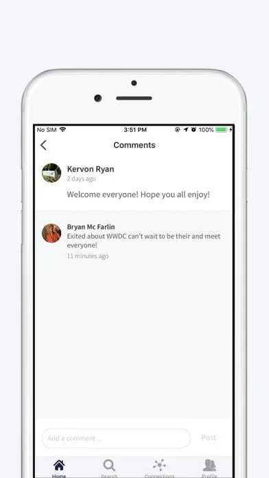Connect App for WWDC স্ক্রিনশট