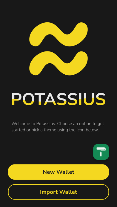 Capturas de pantalla de Potassius - BANANO Wallet