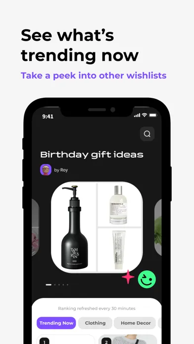 Wishbuddy Screenshots