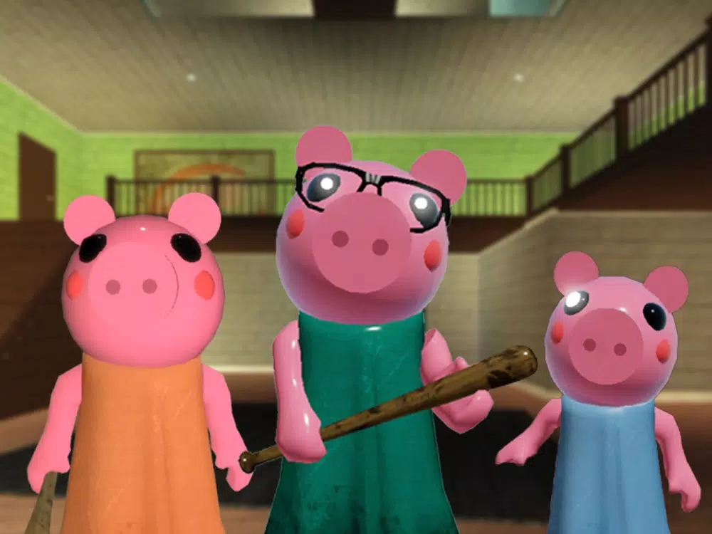 Tangkapan skrin Family Piggy Escape Chapter 11 iPad 