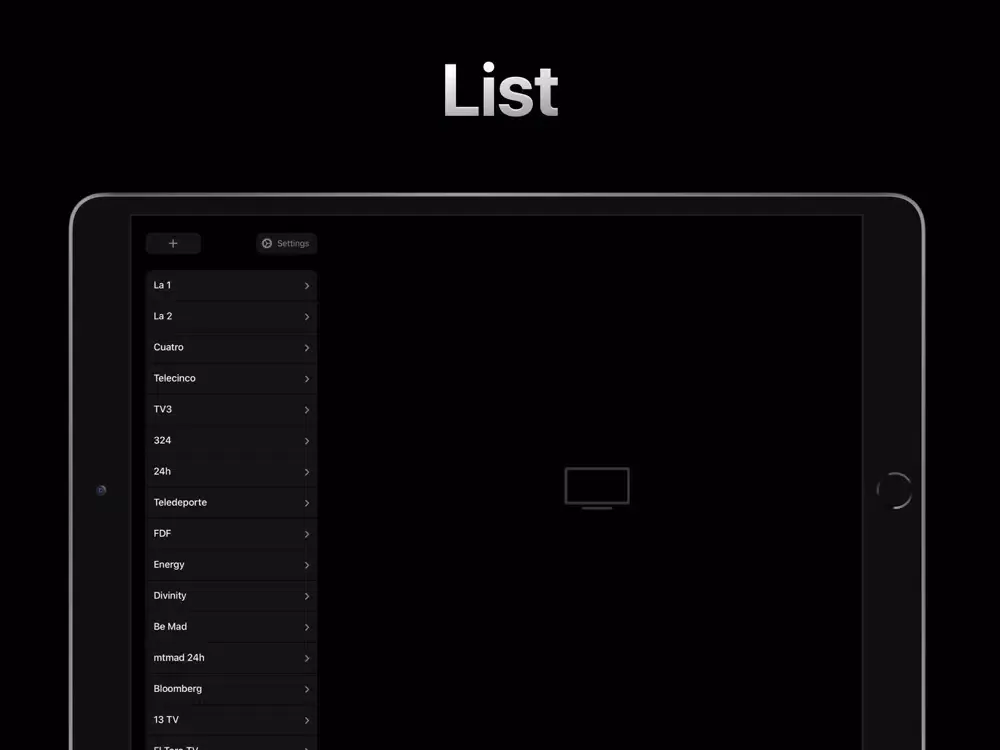 TV España - TDT iPad  Screenshots