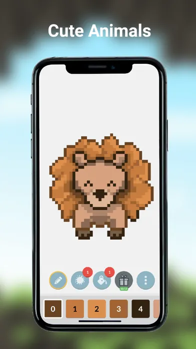 Capturas de pantalla de Shiba - Pixel Color Book