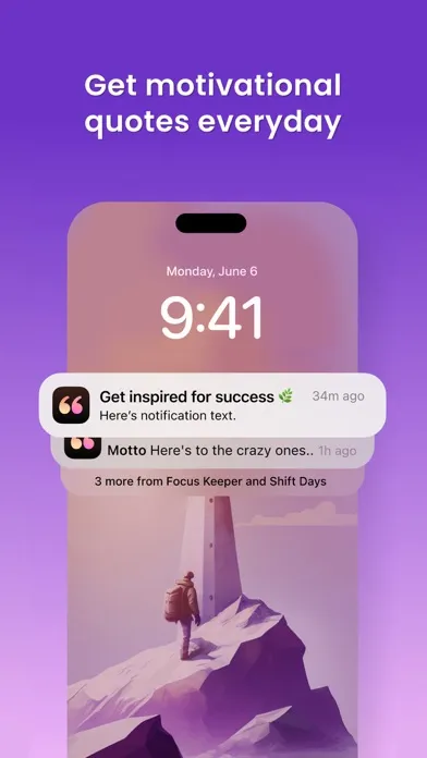 Zrzuty ekranu Motivation Daily Quotes: Motto