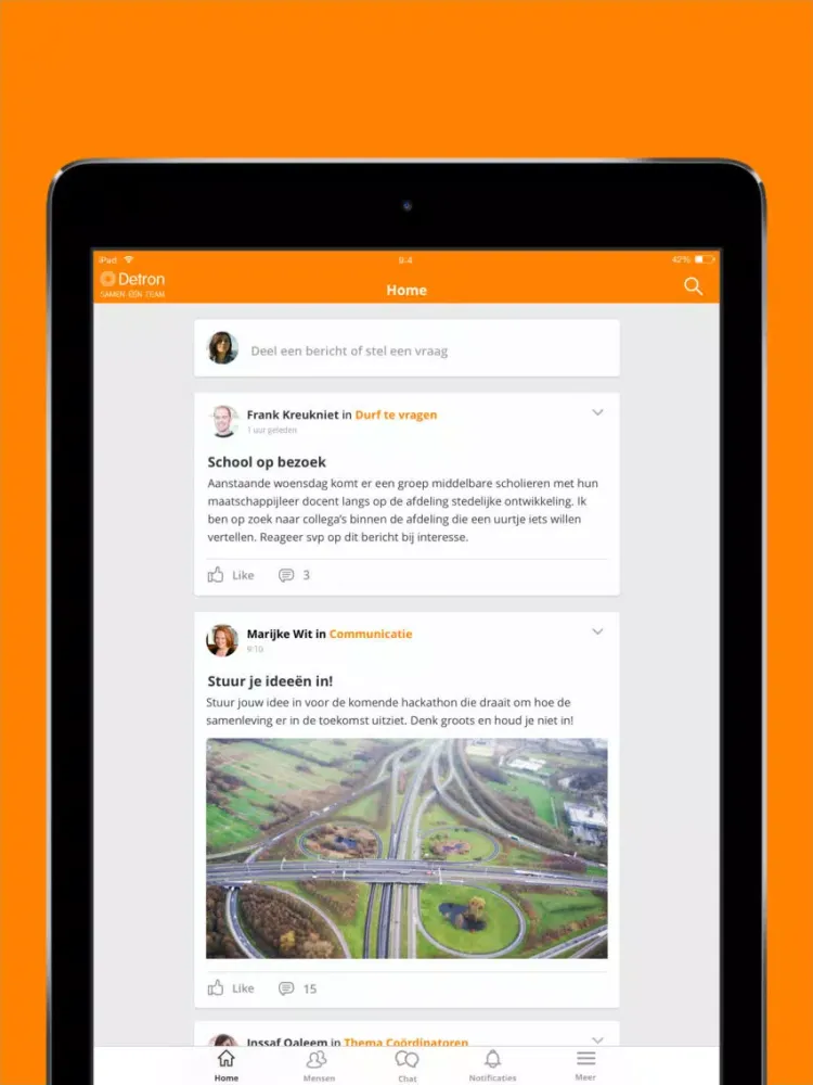 Tangkapan layar Detron - DNA iPad 
