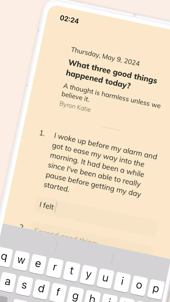Three Good Things应用截图