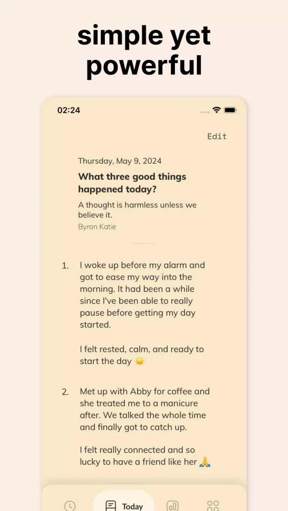 Three Good Things应用截图